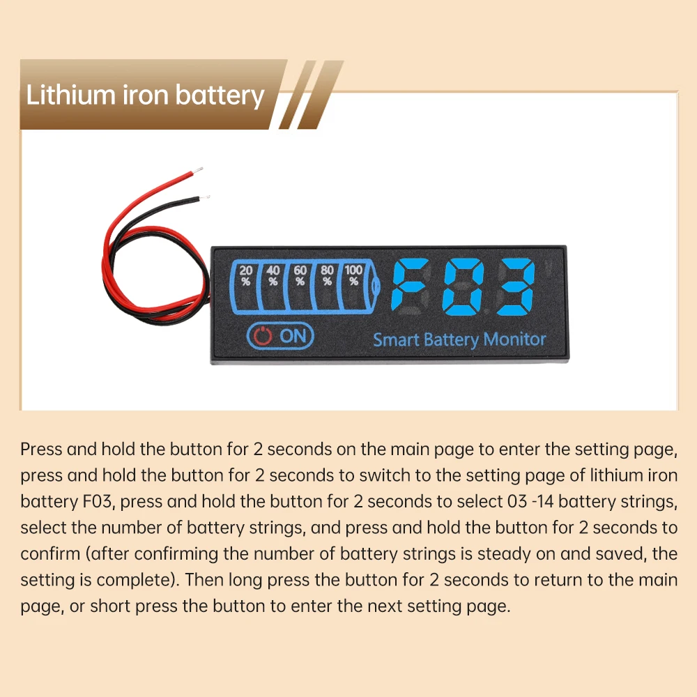 10/5/1 قطعة تيار مستمر 7-55 فولت العالمي مؤشر شحن البطارية لوحة مؤشر LED بطارية حمض بطارية ليثيوم الجهد مؤشر الشحن