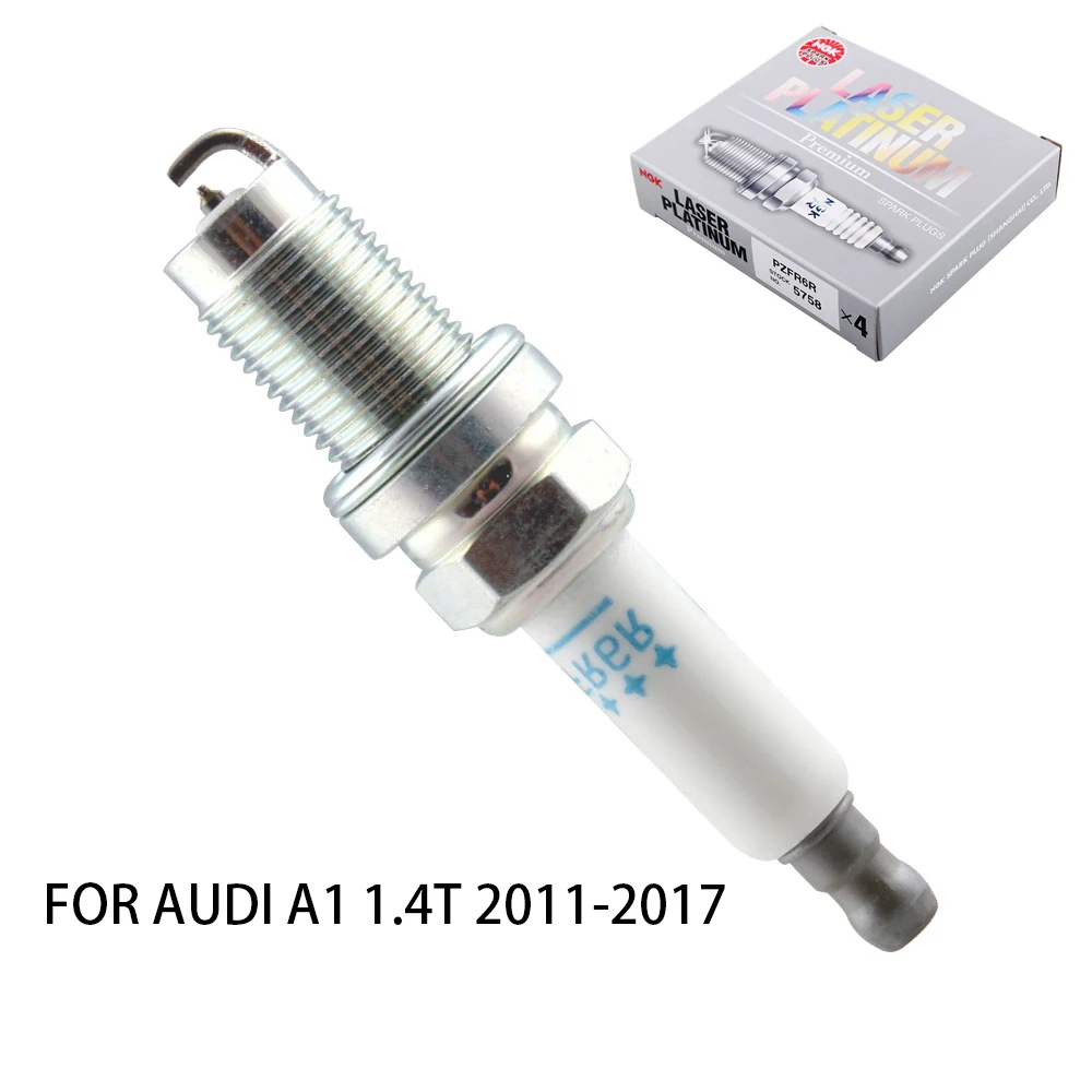 

4/6 шт. свеча зажигания NGK 5758 PZFR6R для AUDI A1 1.4T 2011 2012 2013 2014 2015 2016 2017 CNVA CFB