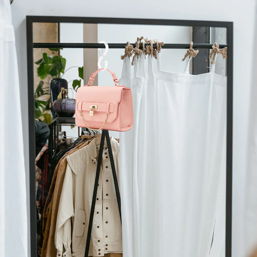 16Pcs S Hooks Heavy Duty Minimalist Metal Hangers for Bathroom Kitchen Wardrobe Coat Hat Bag Hanging Purse Hanger
