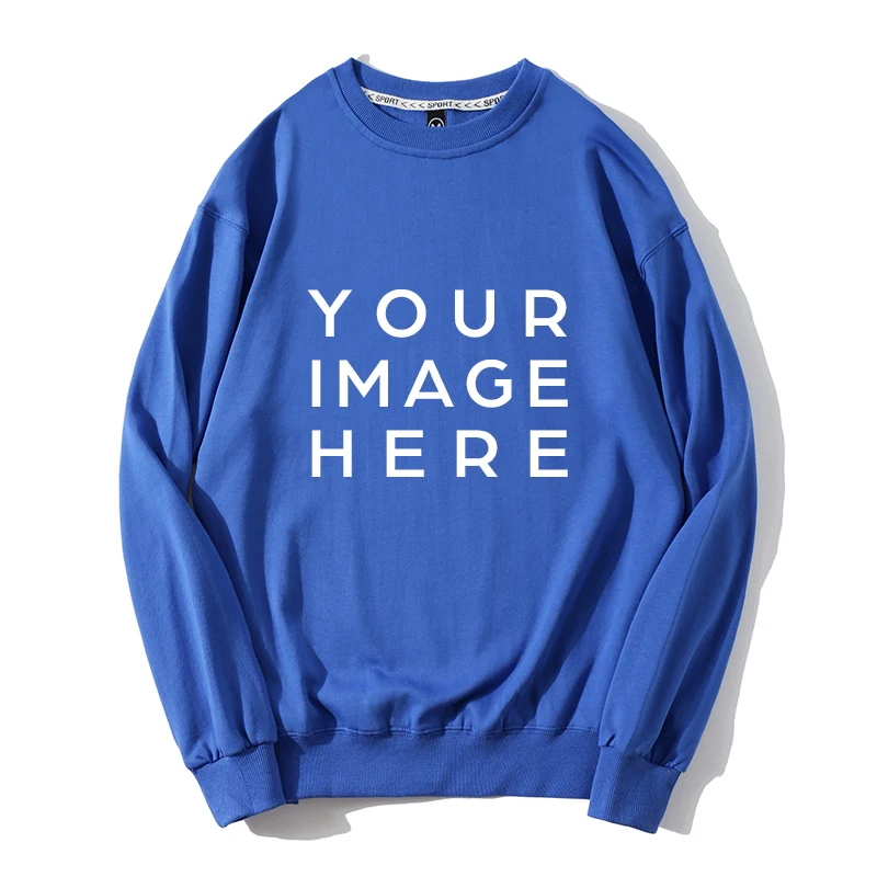 Custom Printed Photo/text 2025 Autumn Winter Men And Women Loose Casual Sweatshirts Street Wear Cotton Tops Hoody Sudaderas