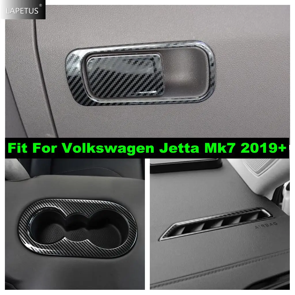 

Glove Box / Rear Water Cup Panel / Front Air AC Vent Outlet Frame Cover Trim Accessories For Volkswagen Jetta Mk7 2019 - 2022