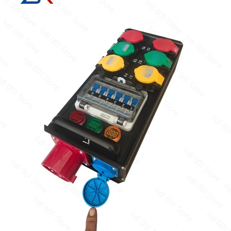 Rectangular Stage Lighting Controller Electric Power Box Power Issuing Device 6CH 16A Event Output Power Distribution