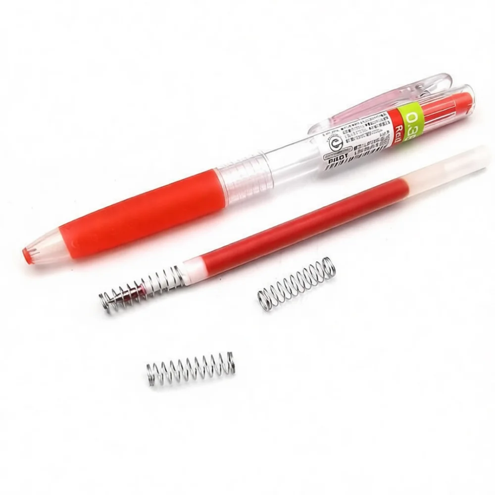 Stationery Maintenance Parts For Gel Pens Coil Springs Compression Mechanism Replacement Refill Tools Galvanized Steel Component