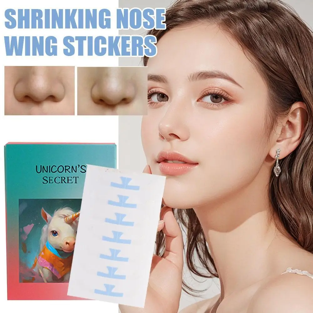 Cosplay Special Invisible Nose Shrink Patch, Narrow Nose Wing Stickers