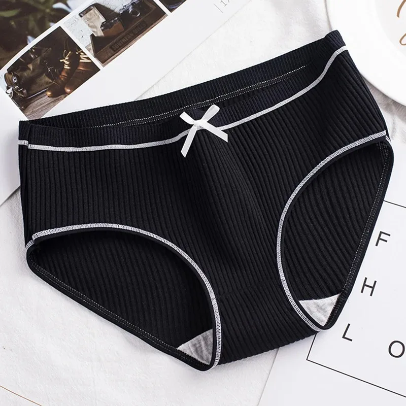 Women Panties Cotton Underpants Sexy Seamless Comfortable Underwear Solid Briefs Ladies Low-Rise Lingerie Underwears