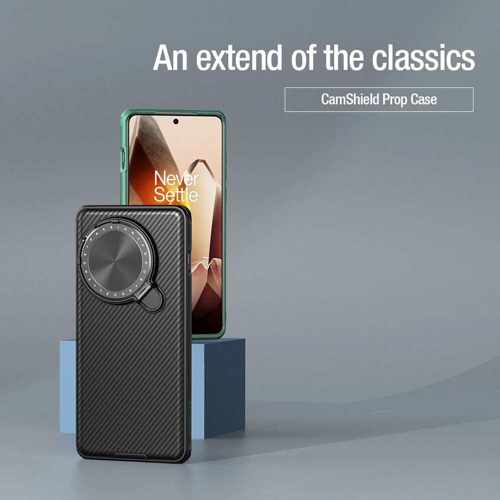 

Nillkin for OnePlus 13 5G Case Camshield Prop Anti-Fingerprint Stand Camera Cover for One Plus 13 Lens Back Cover Case