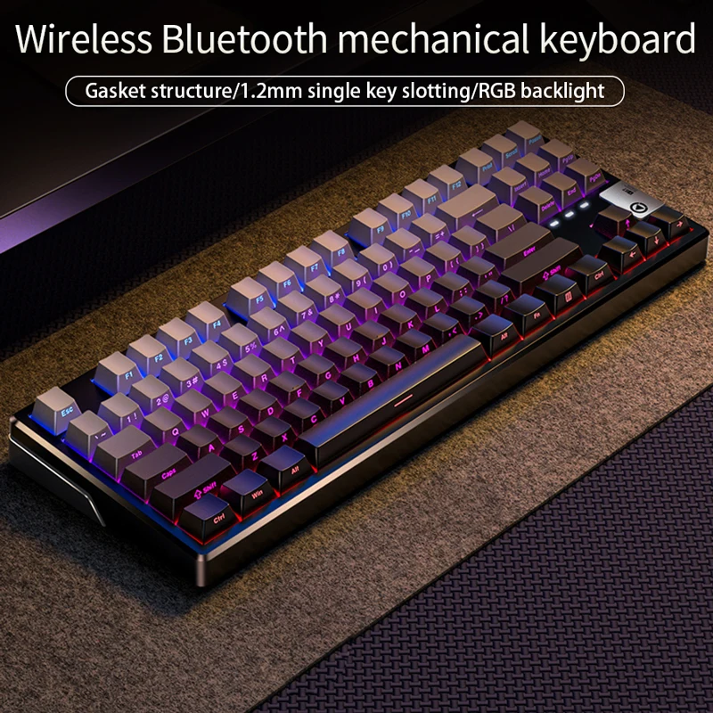 Bluetooth wireless mechanical keyboard E-sports game full key hot plug custom keyboard