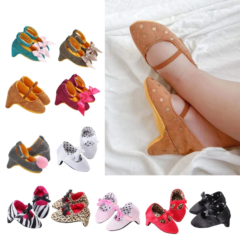 

New Infant Newborn Soft Soles Bow Dotted High Shoes 1 Pair Photo Props for Little Baby Girls Memorial Photos Taking A2UB