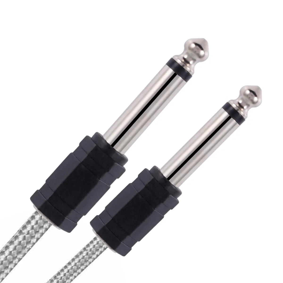 

12Pcs 6.35mm Mono Plug 3.5mm Jack Adapter Audio Connector Convert Amplifier Mixer Keyboard Piano 6.35mm to 3.5mm Jack Adapter