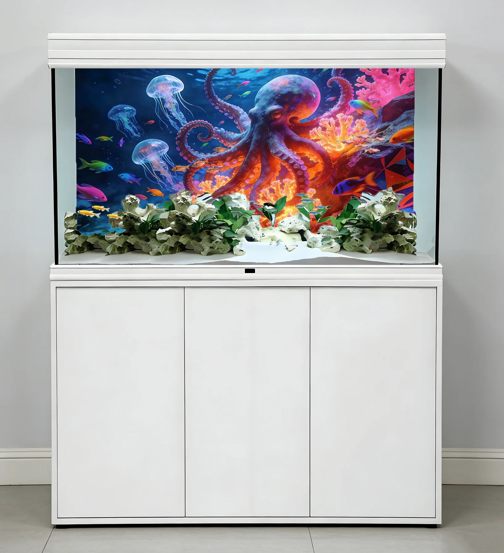 Aquarium achtergrondsticker, O - Aquarium Fish Paradise recensie en prijs