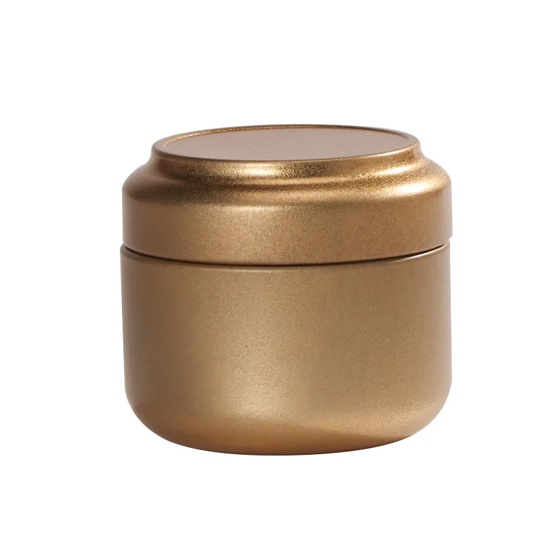 

Portable Creative Mini Tea Tin Canister - Round Airtight Small Metal Storage Jar for Tea/Spices/Snacks, Wholesale Bulk Tin