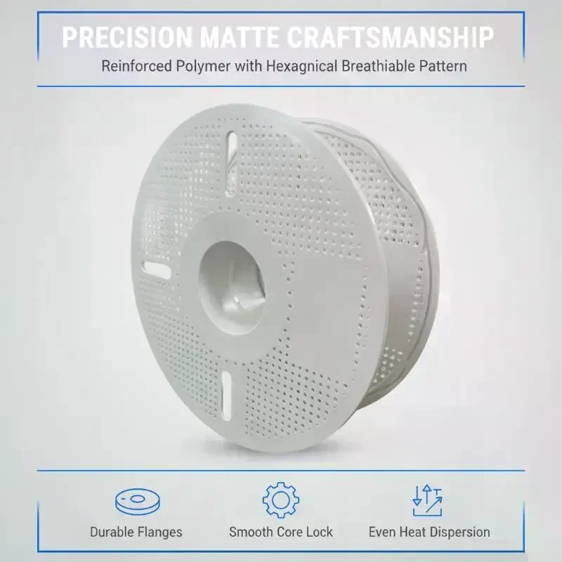 1Pcs Detachable Heat Resistant ABS Empty Filament Reel, Reusable 3D Printer Spool For 1KG Refill Filament Compatible