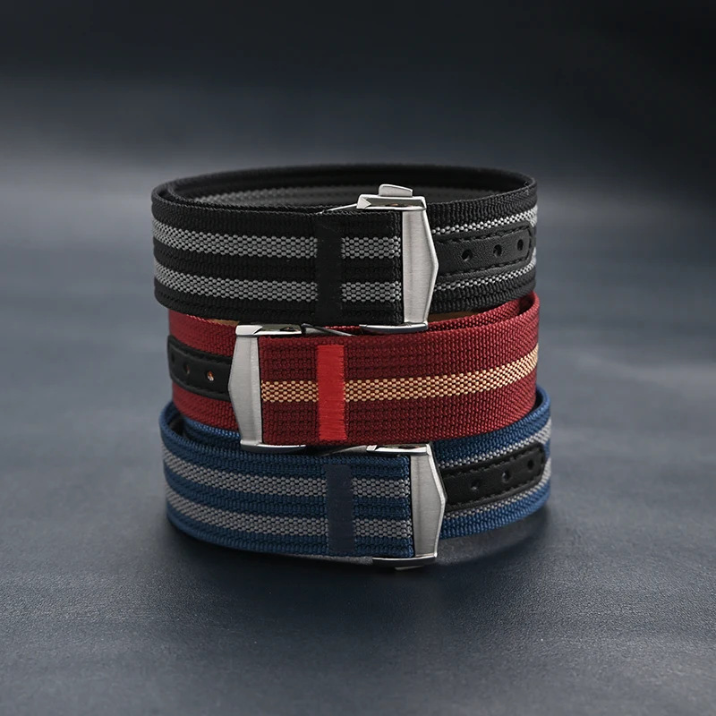 20MM UNIVERSAL SINGLE PASS NYLON STRAP FOR OMEGA MOONSWATCH PLANETS - SOFT COMFORTABLE NO SCRATCH UPGRADE BAND