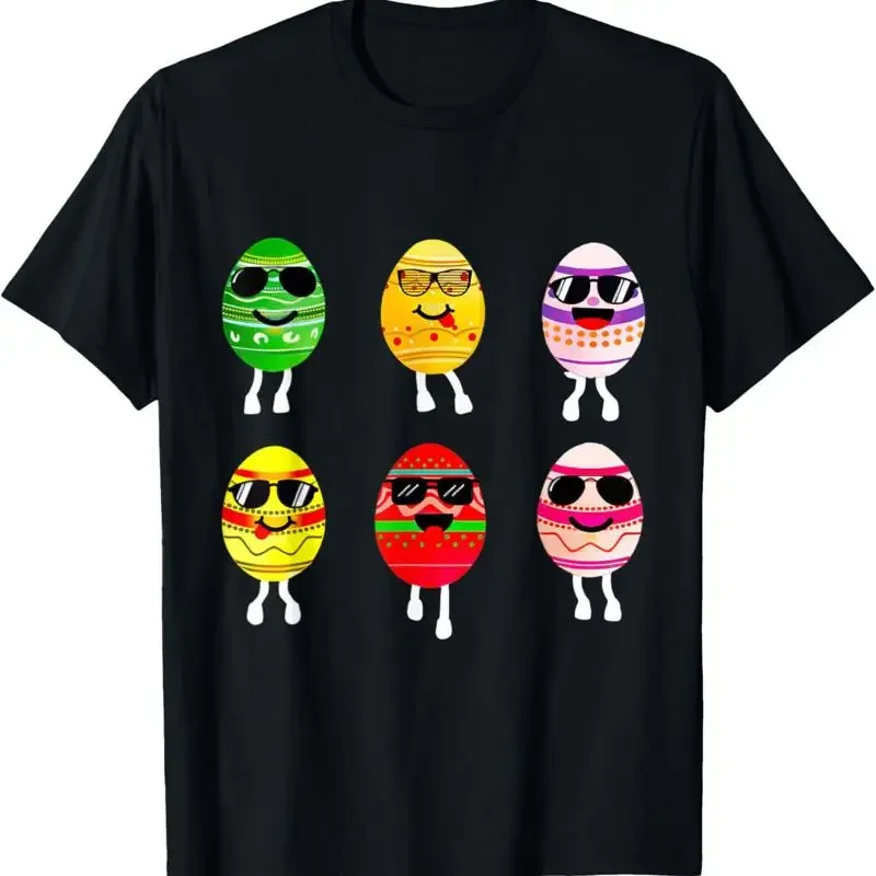 

Детская футболка для мальчиков и девочек «Танцующие яйца» на Пасху