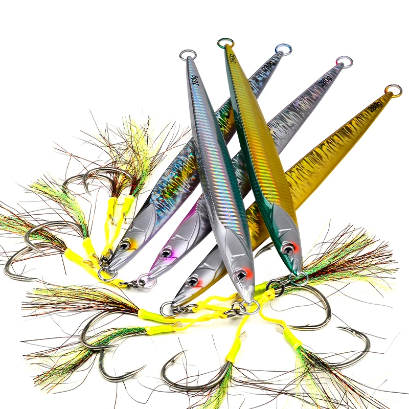 Proberos Vertikale Jigging-Kunstköder 1 Stück Salzwasser-Jigs Speed-Jigging Slow-Jigging Pitching-Köder Jigging-Köder Angeljig