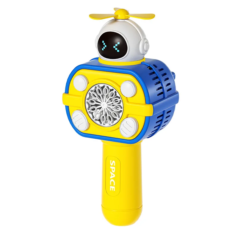 Automatic Bubble Machine Blower Children's Hand-Held astronaut wand Windmill Bubble Stick Summer Outdoor Toys for Kids