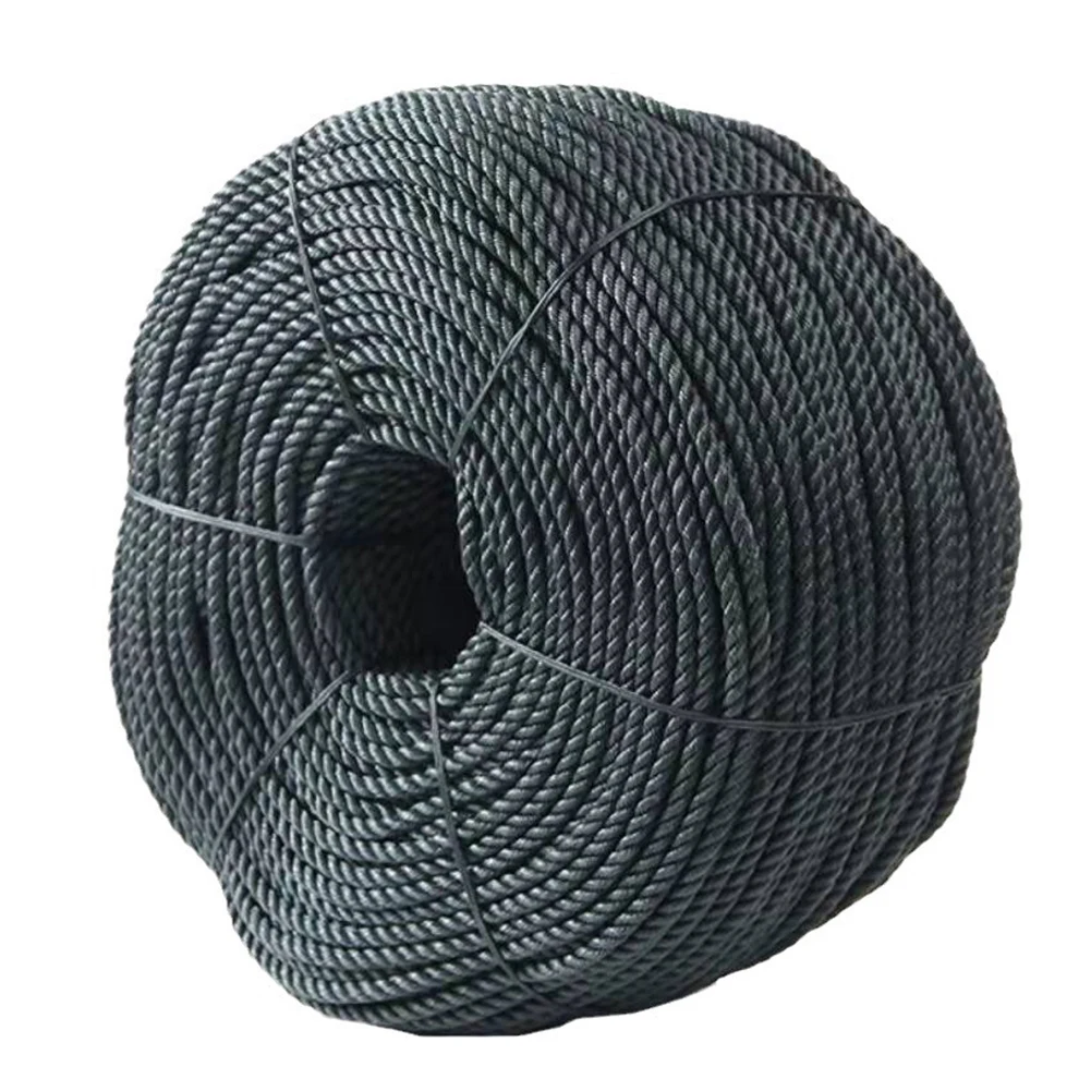 Tie Down with Confidence Using Our Reliable Weather Resistant Black HDPE Ropes Measuring at Lengths Up to Twenty Meters