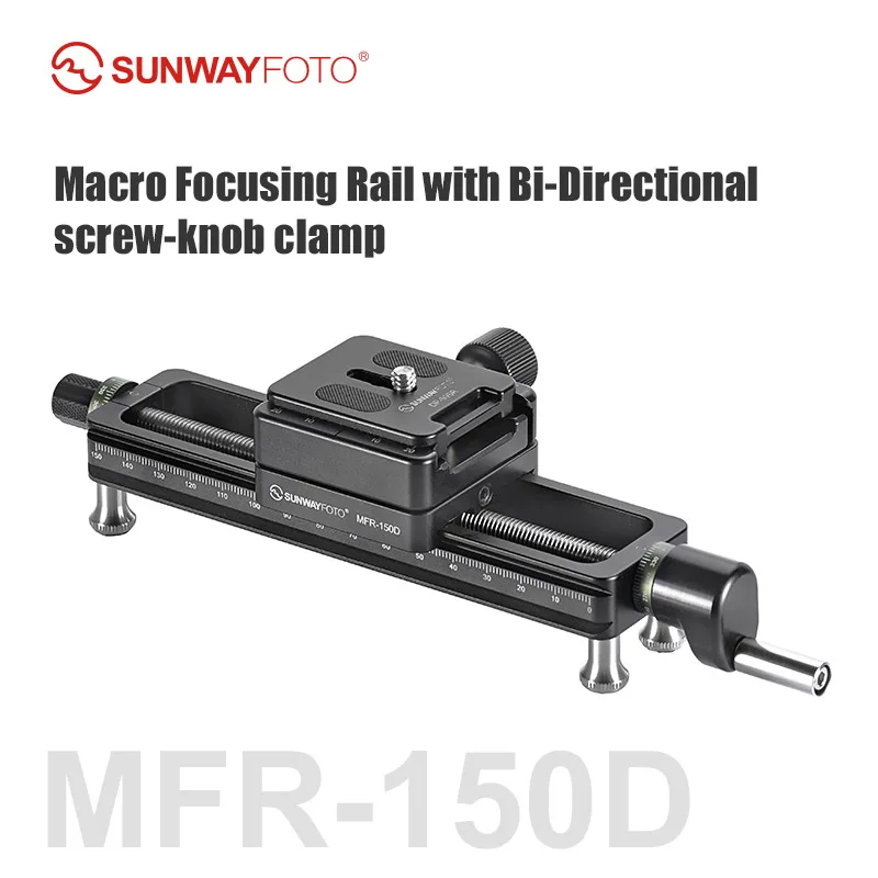 SUNWAYFOATO MFR-150D 5.9''(150mm) Macro Focusing Rail for Macro Photography