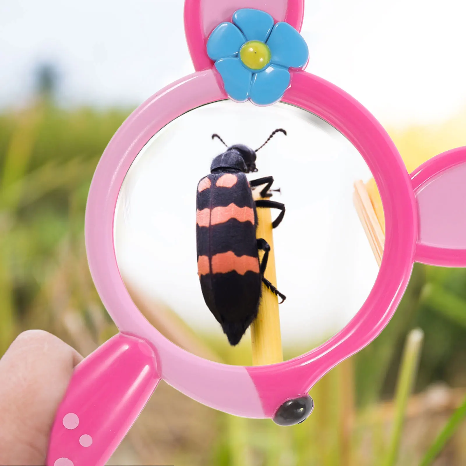 

Animal Magnifying Glass Kids Handheld Insect Viewer Cute Cartoon Toy Gifts Children Birthday Christmas Party