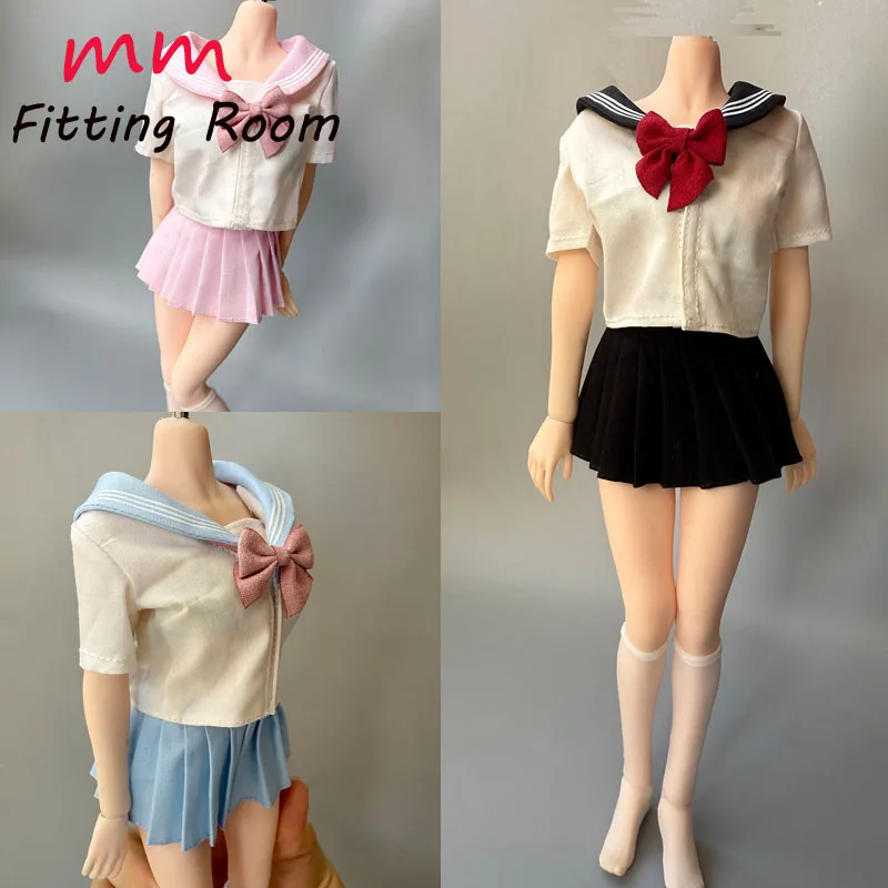 

1/6 Scale female dolls clothes soldier sailor suit JK uniform set fit 12 inch body model