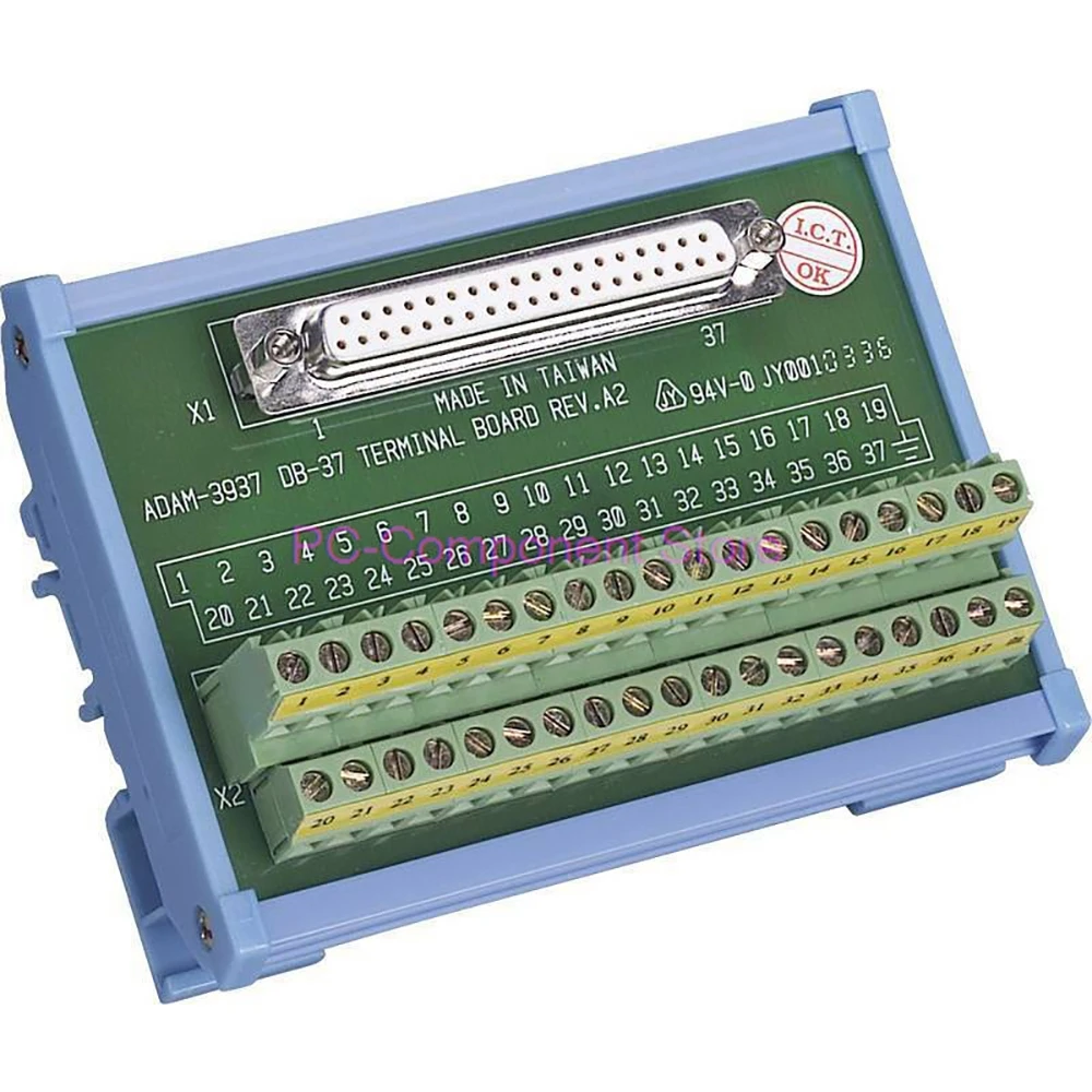 ADAM-3937-BE For Advantech DB38 DIN Rail Terminal Block Matches PCI-1713U/1715U/1730U