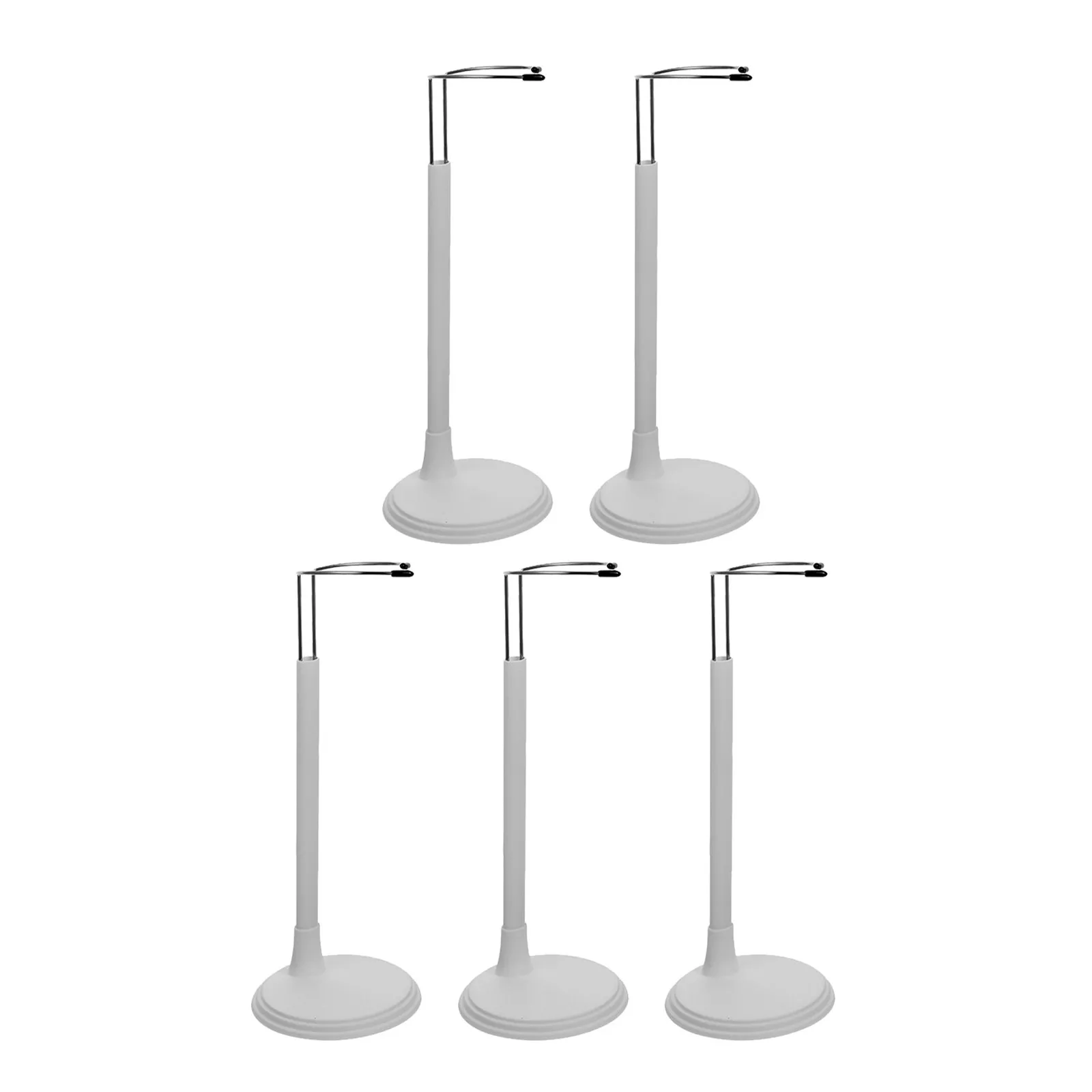 5Pcs Stable Puppet Holder Adjustable Display Stands Tabletop Shelf for Action Figures Stuffed Animal Display Holders