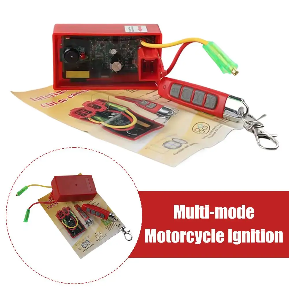 جديد مضاد للسرقة 4 دبوس CDI سباق الإشعال مع جهاز التحكم عن بعد ل AKT110S CD110 WY48Q-2 JET50 TC100 XY110-Q PHOWNIX50 V 250 Z0R5