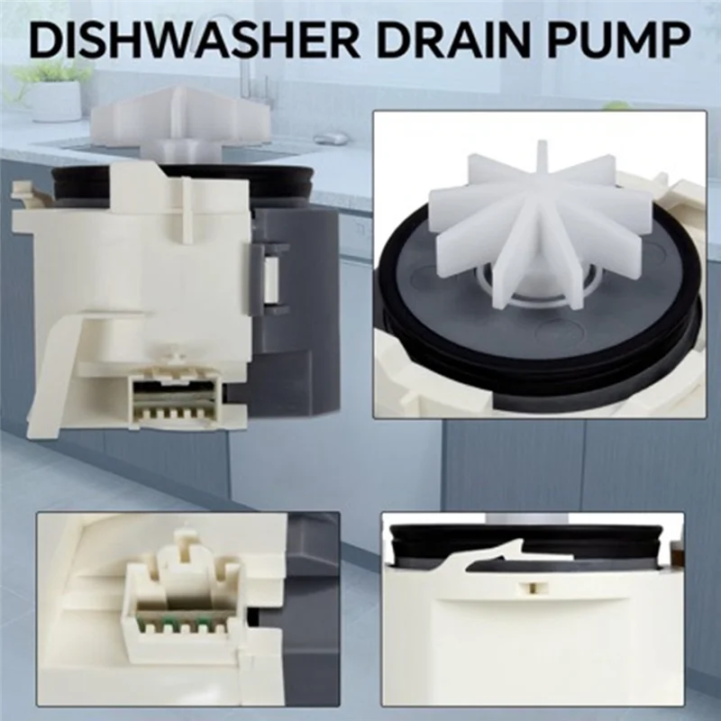 ABUD-DD31-00016A 식기 세척기 배수 펌프 모터 식기 세척기 모터 부품 배수 펌프 부품 번호 AP5917178, PS606350
