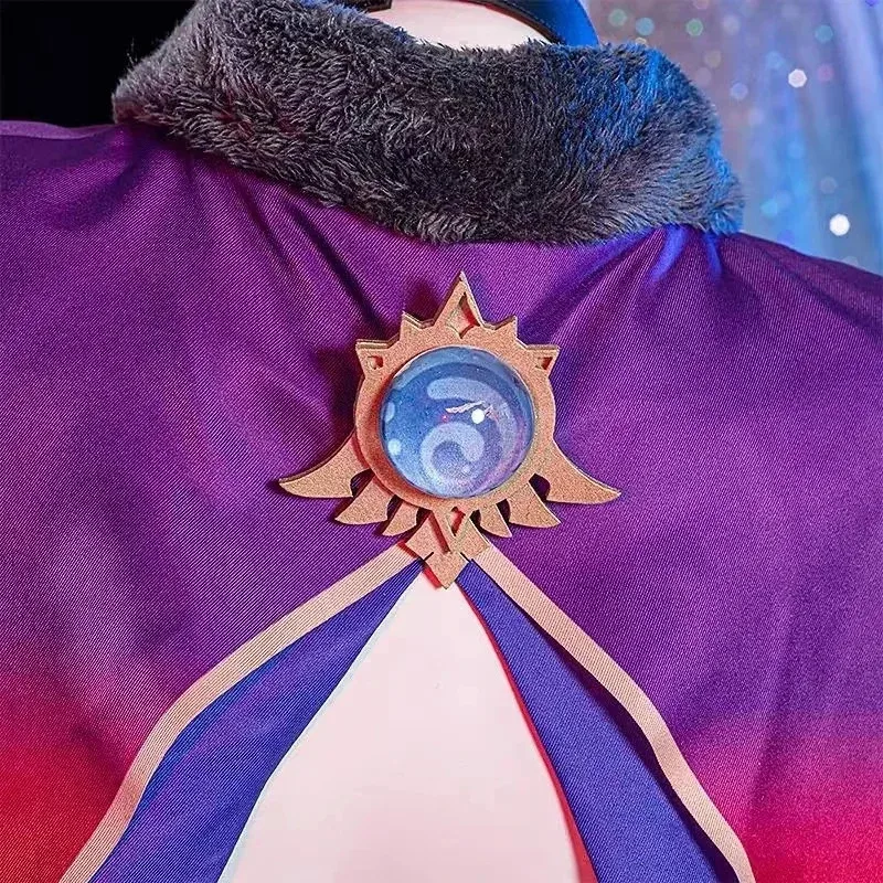 Bear's Den Anime Gioco Genshin Impact Mona Costumi Cosplay Tuta Costume di Halloween per le donne Festa di Carnevale Sexy Un Nuovo 2025