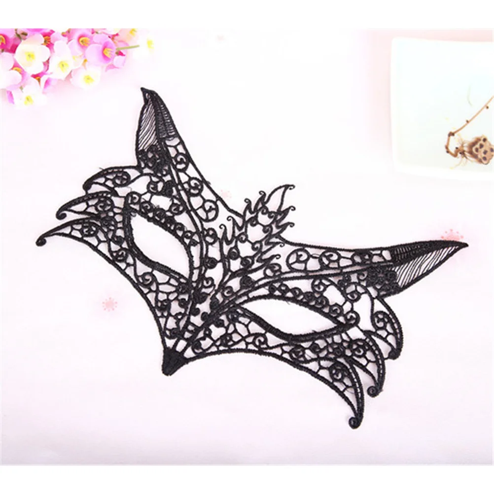 

Lace Mask Lightweight Bendable Design with Adjustable Ties Ideal for Costume Party Prom Masquerade Ball Wear Lace Mask
