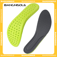 Bangnisole Memory Foam 1 Pair Sport Insoles For Shoes Sole Cushion Running Comfortable Breathable Deodorization PU Soft Pads