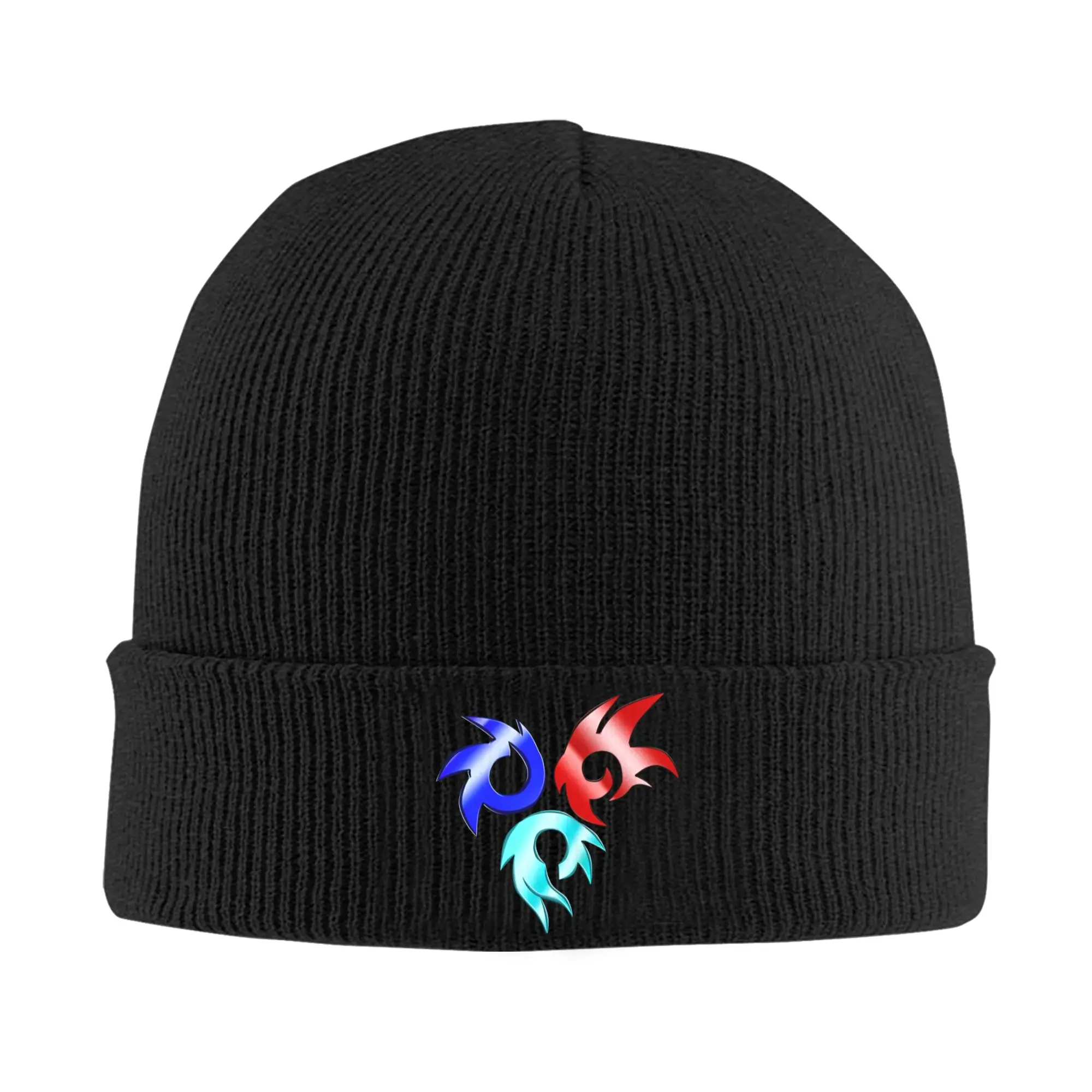 S-Sonic Retro Game Cartoon Knitting Hat  Cute Caps Men Women Unisex Kpop Beanie Hats Winter Design Warm Bonnet Hats
