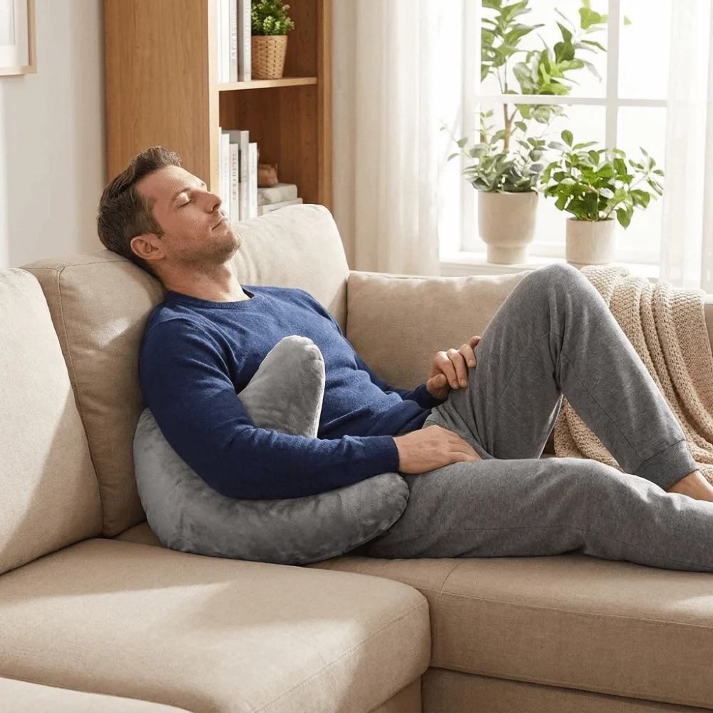 Slow Rebound Shoulder Support Pillow Breathable Comfortable Arm Support Pillow Soft Adjustable Shoulder Pillow Side Sleeping