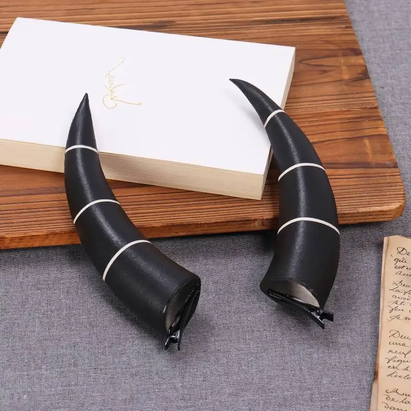 DAZCOS Nieuwe Hazbin Cosplay Hotel Helluva Boss Millie Cosplay Hoorns Hoofddeksels Haarspeld Haar Clip Anime Haarspeld Halloween Carnaval