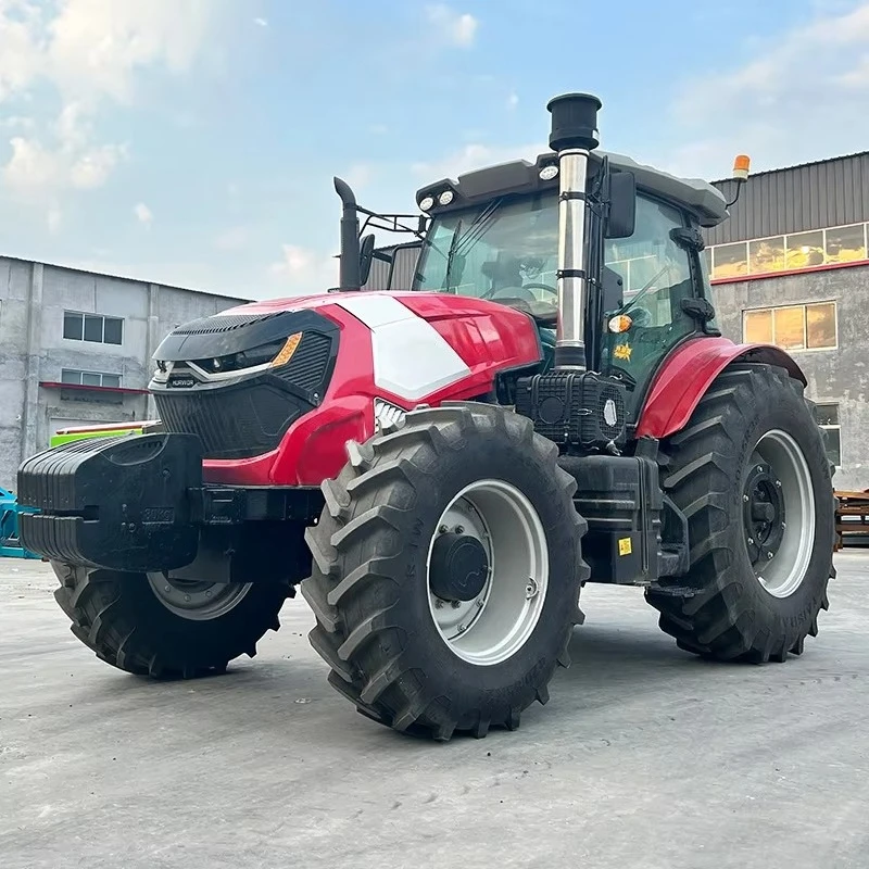 4X4 Wheel 4WD 90HP-160 HP Compact Small Mini Farm Garden Tractor with Cabin Farm Field Work and Orchard Maintenance