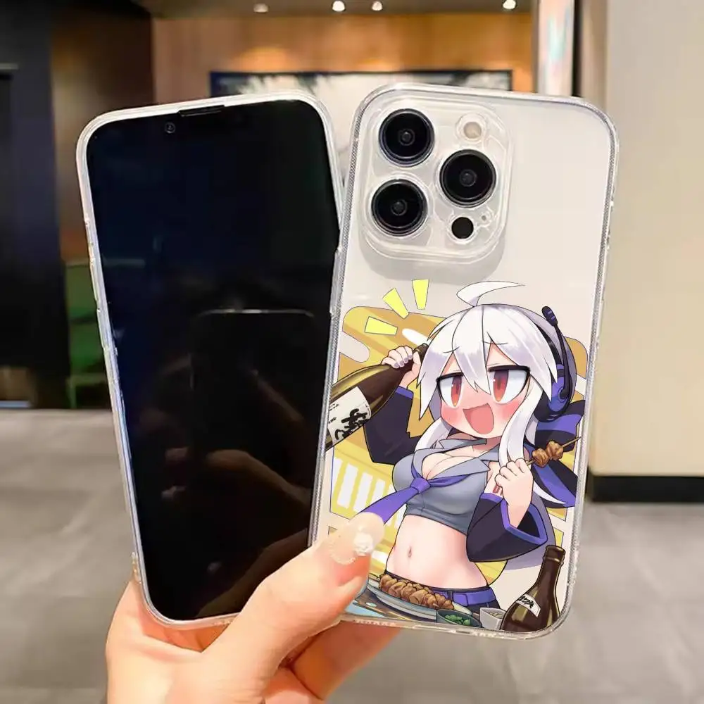 Прозрачный чехол Haku Yowane для iPhone 17, 16, 15, 14, 13, 12, 11 Mini, Pro, Max, Plus