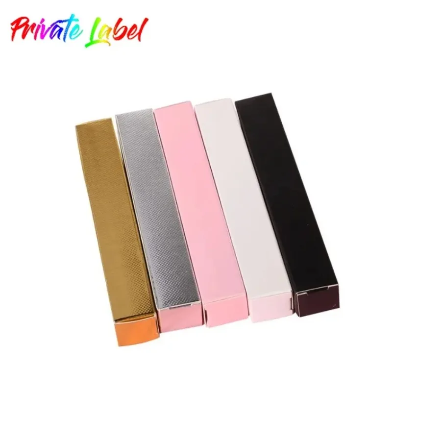 

Private Label 5colors Lipgloss Package Box Portable Eyeliner Mascara Empty Cosmetics Packing Container Bulk