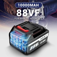 88VF Lithium Battery for Makita Interface 10000mAh Rechargeable Battery for Electric Wrench Drill Angle Grinder Power Tool