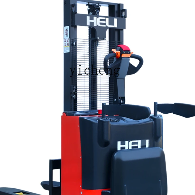 

Tqh Forklift Hangfork Electric Stacker 2 Tons Small Hydraulic Car 1 Ton Automatic Lift Truck Loader