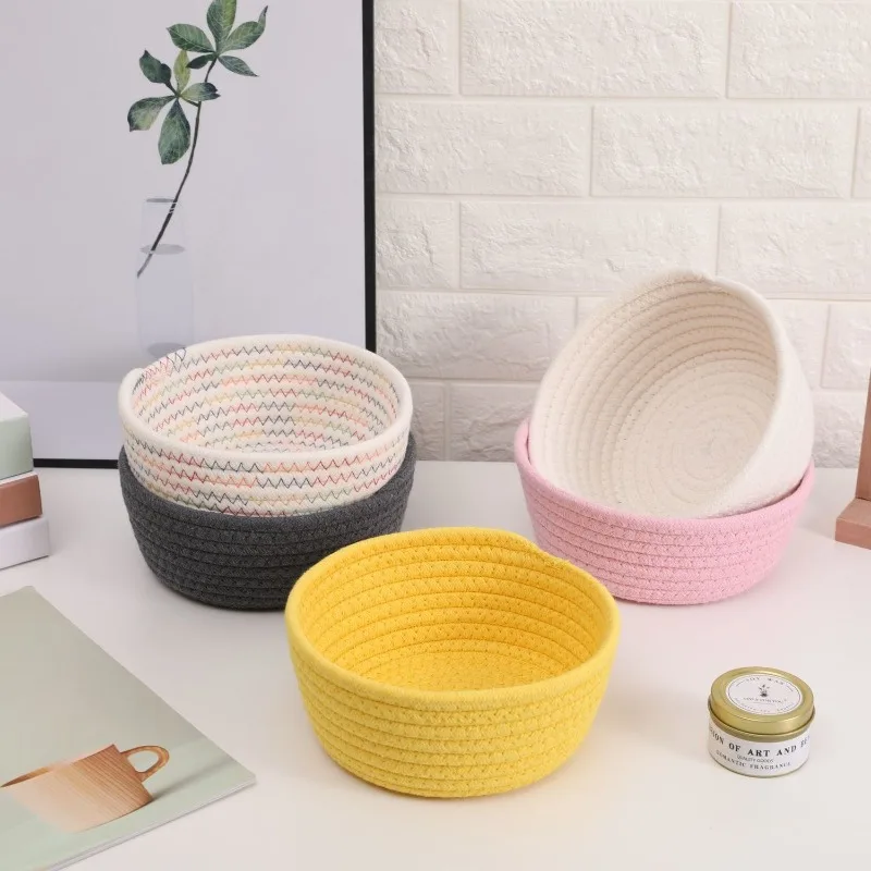 Large Capacity Desktop Storage Basket, Snack Toys, Cosmetics Storage Basket