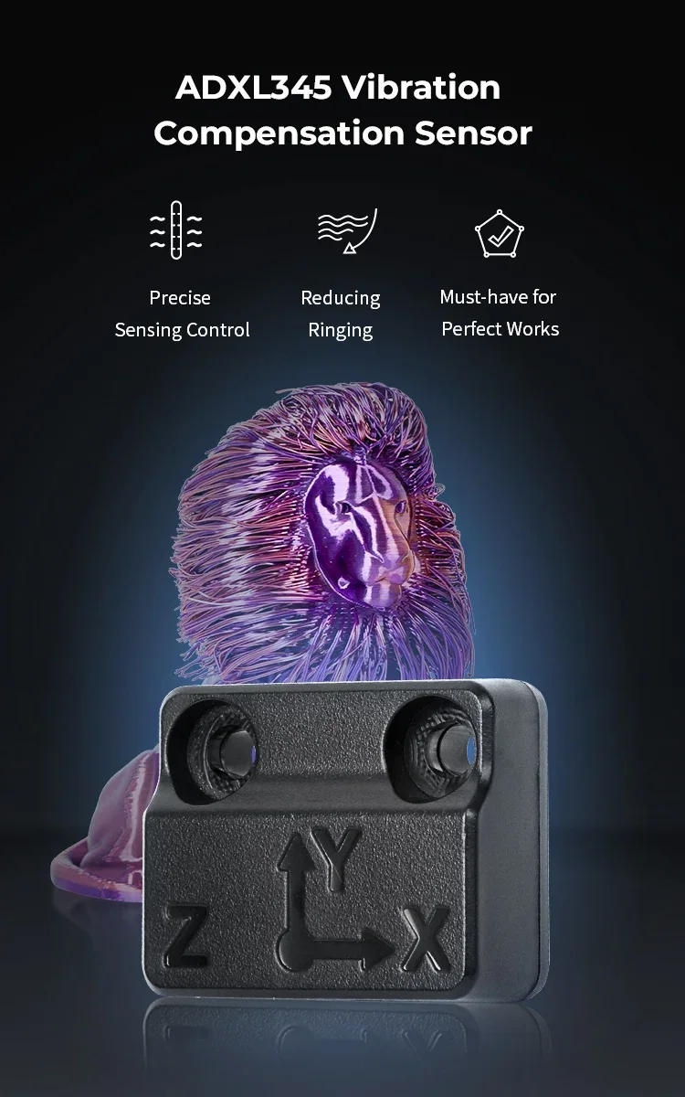 Creality Official for Sonic Pad Precise Sensing ADXL345 Vibration Compensation Sensor Control Reducing Ringing 3D Printer Parts