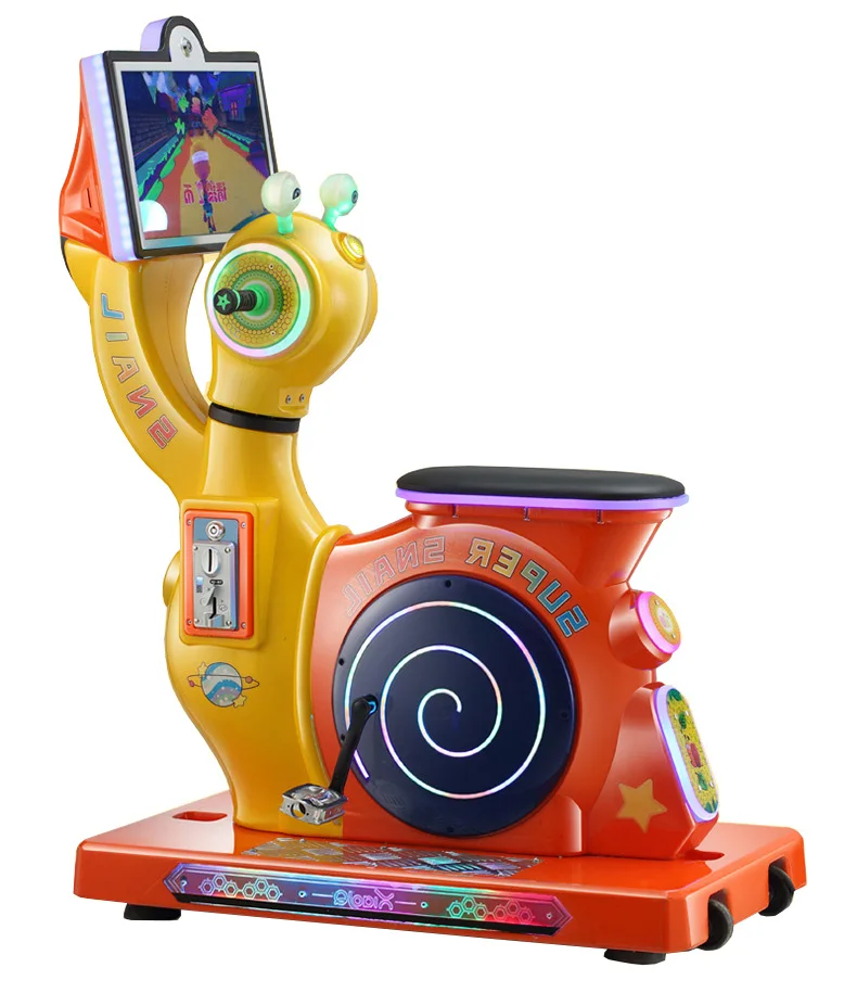 

New Electric Coin Operated Snail Knight Game Console for Baby Commercial Rocking for Sale