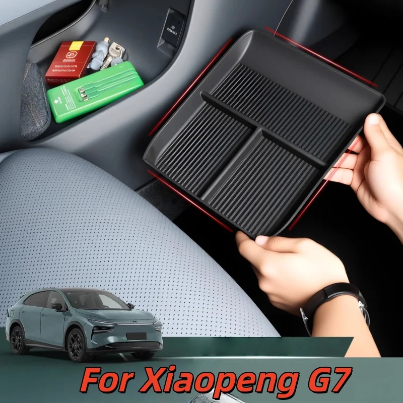 Car Central Control Armrest Box Storage Box For Xiaopeng G7 Car Storage Organizing Accessorie