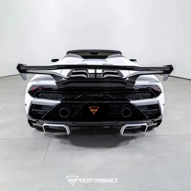 

Car Accessories Upgrade to V Double Style Spoiler for LP610 EVO Carbon Fiber Rear Wing