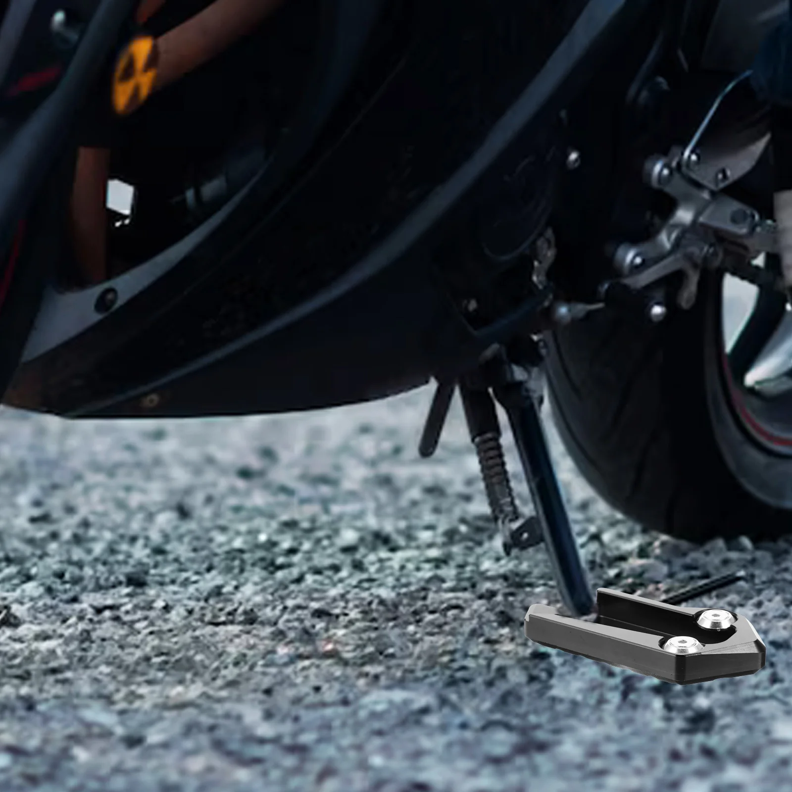 

Противоскользящая подставка для мотоцикла, прочная подушка-опора из алюминиевого сплава для боковой подножки мотоцикла, аксессуары