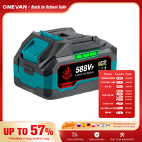 ONEVAN 21V Rechargeable 588VF Lithium Ion Battery 22900mah Li-lon Battery Electric Wrench Power Tools For Makita 18V Battery Pin