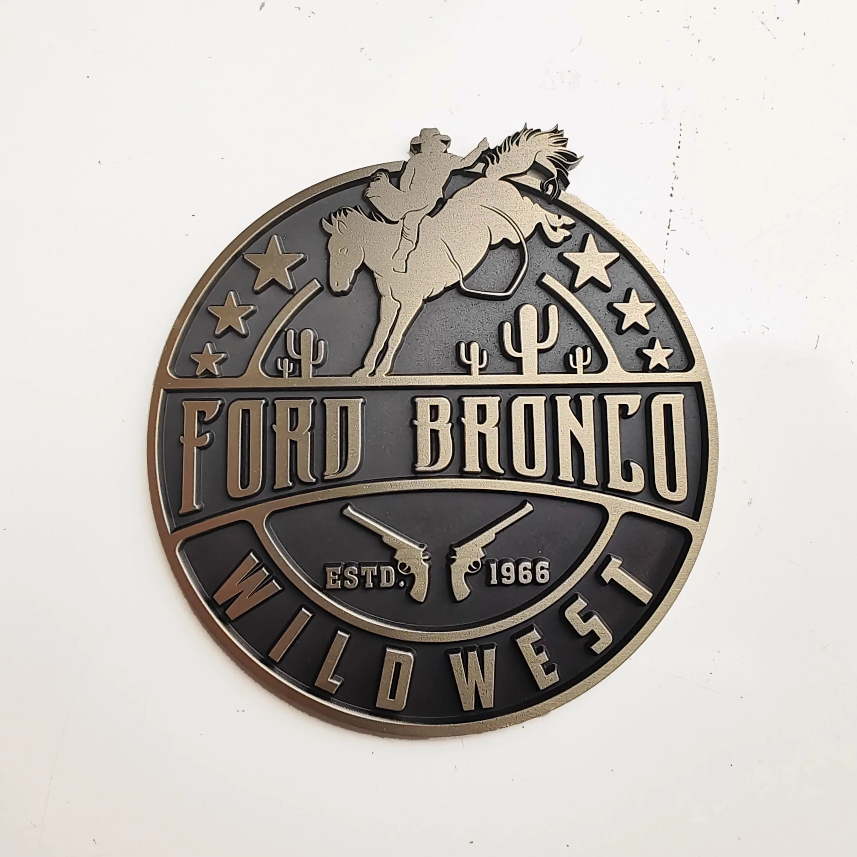 For Ford Bronco special commemorative badge three-dimensional car label side label car sticker accessories modification