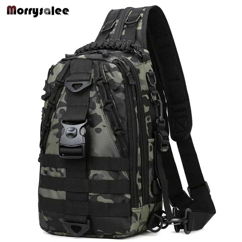 Uomini di alta qualità escursionismo borsa a tracolla campeggio sport Trekking arrampicata Crossbody pesca borsa petto all\'aperto mochilas de hombre