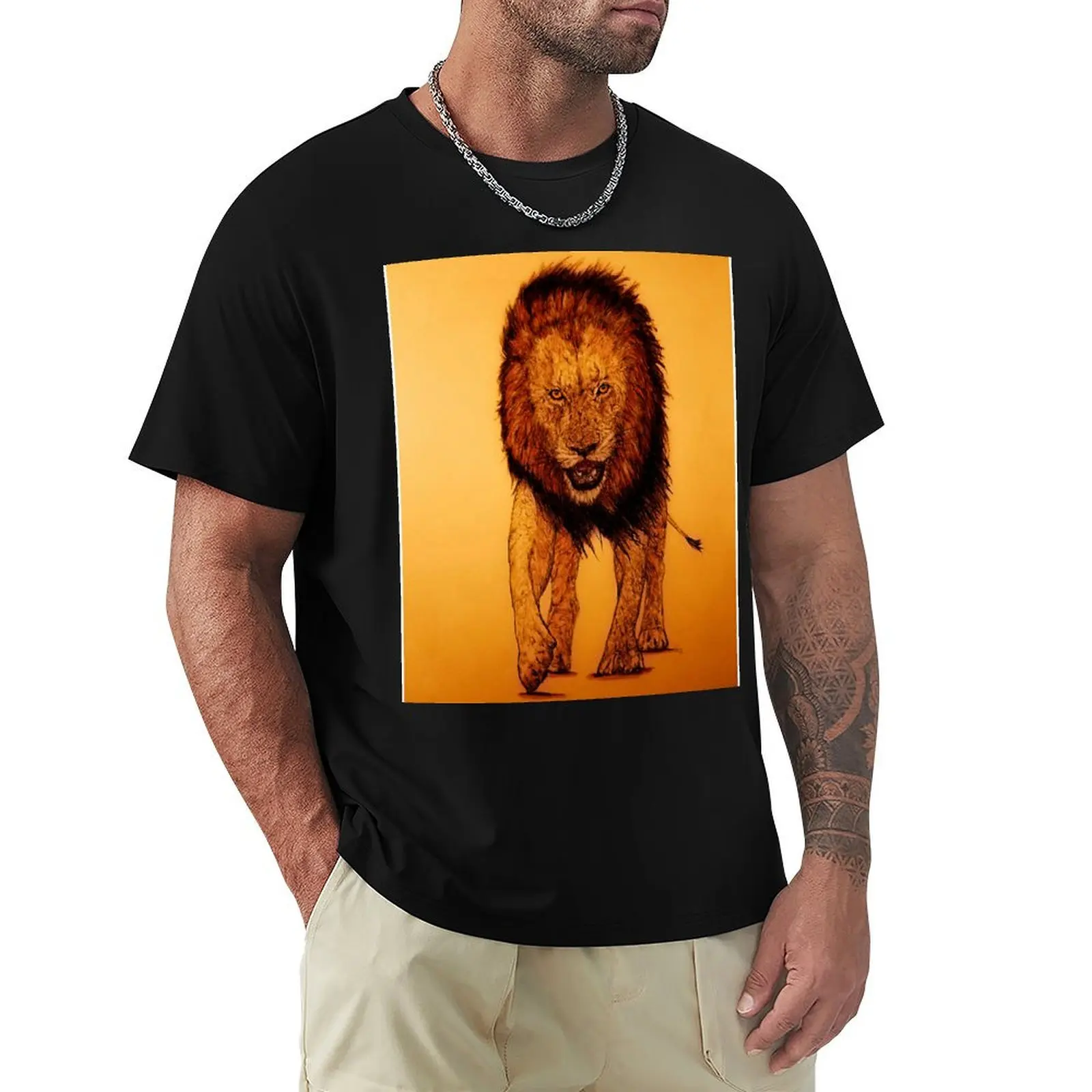 

The lion named Ntwadumela T-Shirt fashion shirts blanks mens cotton t shirts