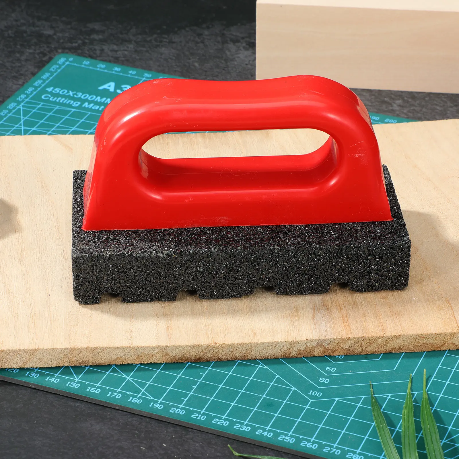Rub Brick Tool Comfortable Handle Concrete Sander Block Brick Stain Remover Masonry Cleaning Tools Home Renovation
